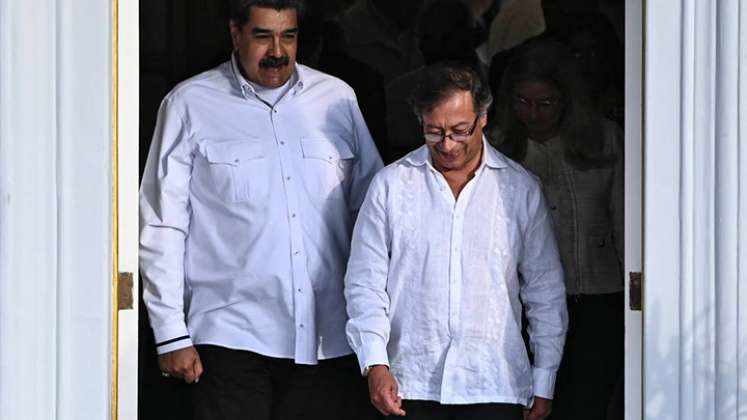 Nicolás Maduro y Gustavo Petro 