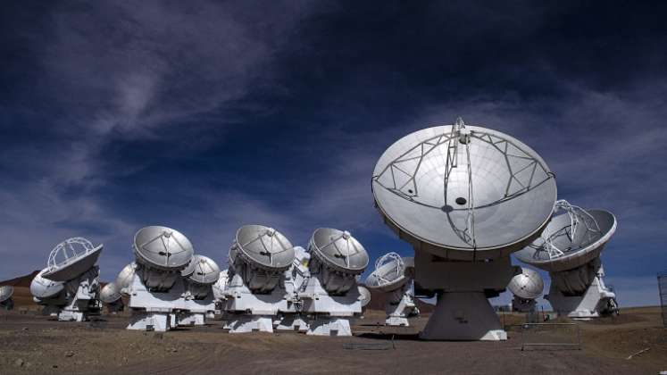 Radiotelescopio ALMA. / Foto: AFP