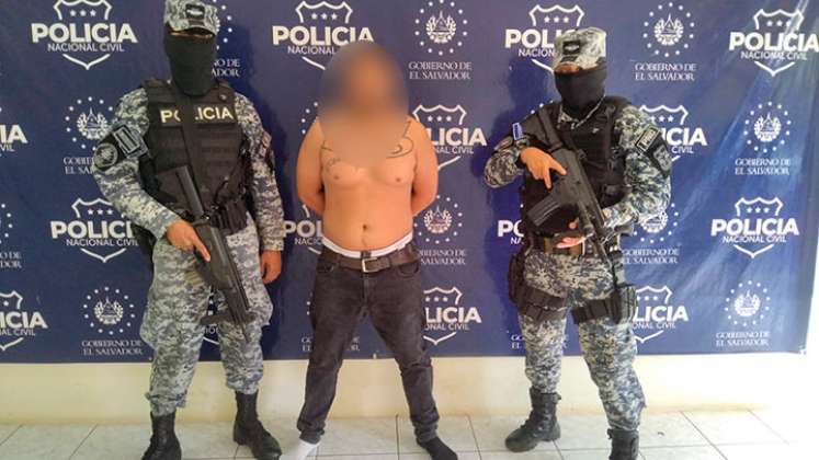 Capturados en El Salvador 