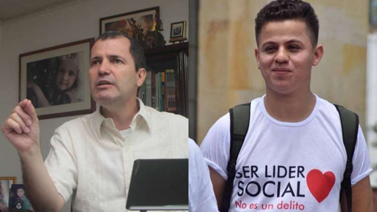 Wilfredo Cañizares e Isaac García fueron dos de los ganadores de la consulta interna de la Colombia Humana. /Fotos archivo