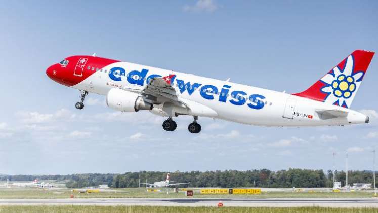 La aerolínea suiza Edelweiss Air tendrá vuelos por primera vez con Colombia 