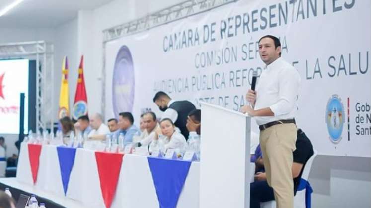 Juan Felipe Corzo es uno de los ponentes de la reforma a la salud, pero no firmó la ponencia del Gobierno./Foto cortesía
