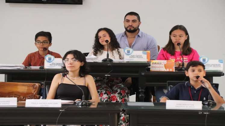 Los niños del municipio de Ocaña tuvieron la oportunidad de ocupar un escaño en el concejo.