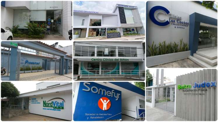 Lugares de atención en salud, barrio Caobos, Cúcuta.