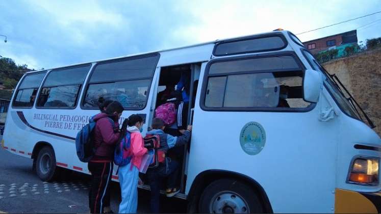 Niños campesinos del corregimiento de Otaré, se encuentran sin el servicio de transporte escolar.