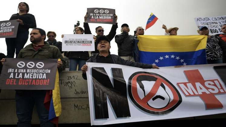 Venezolanos. / Foto: AFP
