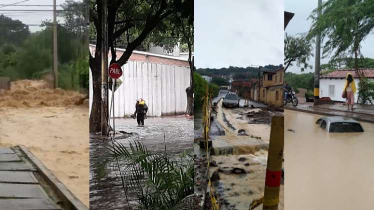 Fuerte aguacero dejó calles inundadas y otras emergencias en Cúcuta