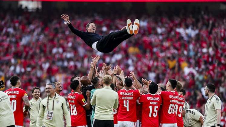 El Benfica después de cuatro años vuelve a conocer las mieles de un título.