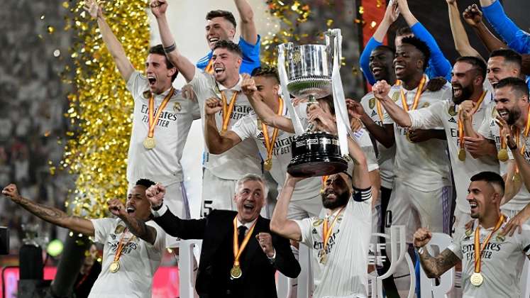  Real Madrid se proclamó campeón de la Copa del Rey al ganar 2-1 al Osasuna.