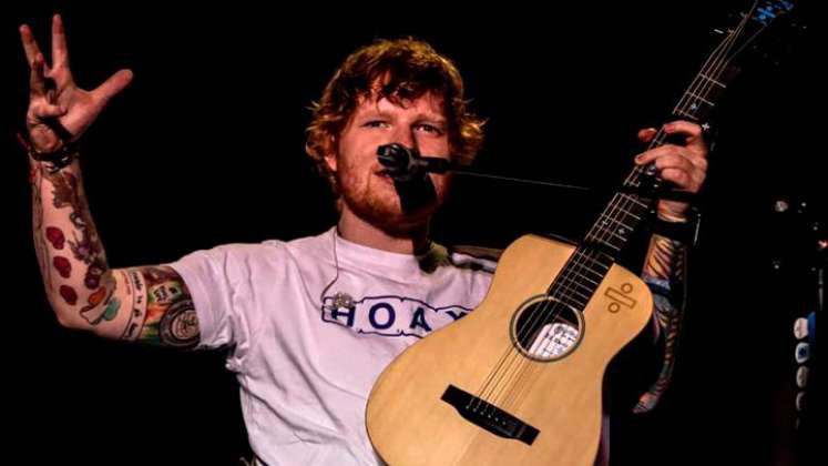 Ed Sheeran, cantante.