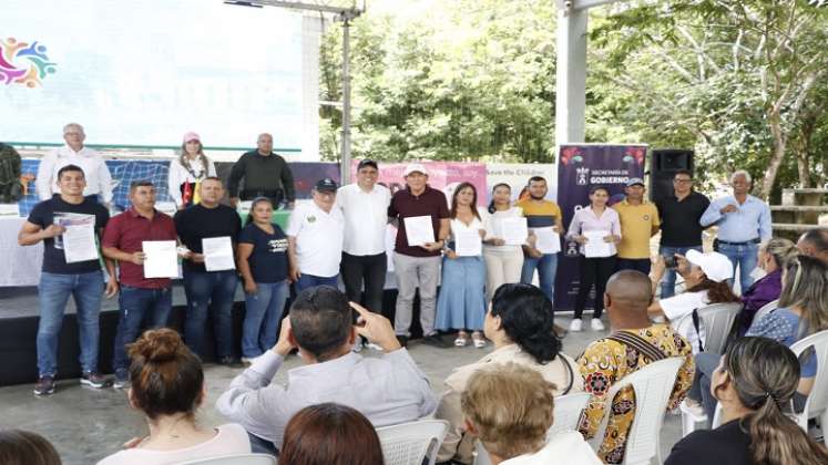 Asignados recursos para los convenios solidarios en Ocaña. / Foto Cortesía