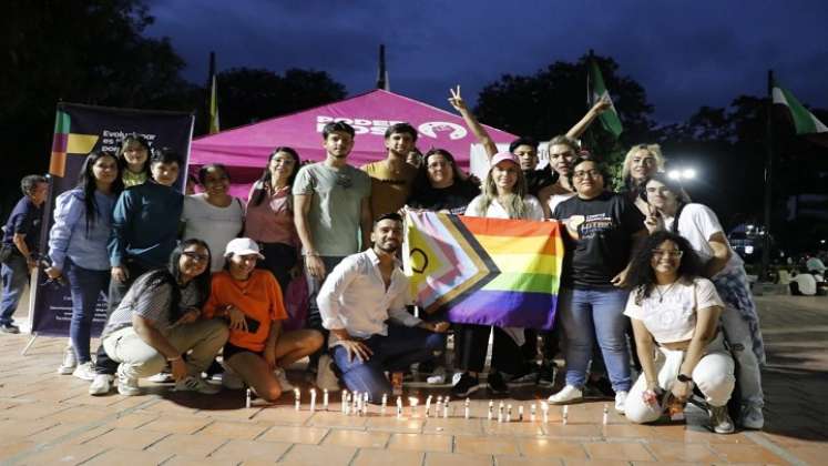 Con una manifestación en la plaza pública la población LGTBIQ busca reivindicar sus derechos.