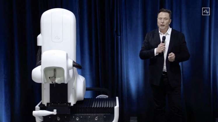 Neuralink de Elon Musk. / Foto: AFP