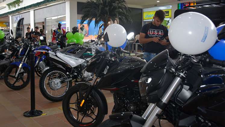 Menos motos se matricularon en el departamento. / Foto Leonardo Oliveros