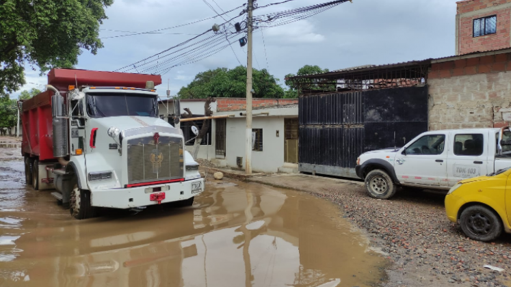 Camiones en Chapinero