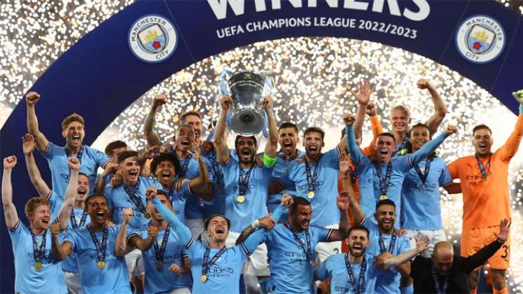 Manchester City Campeón. Foto: AFP