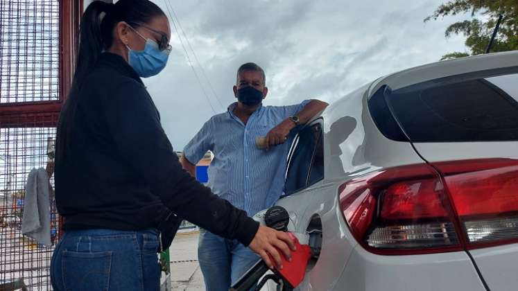 Operativos sorpresa adelantan las autoridades a las estaciones de combustible de Ocaña. / Cortesía.