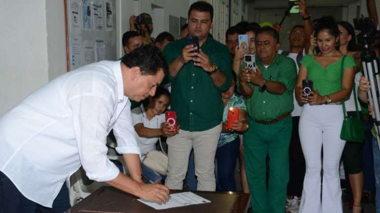 Félix Muñoz se inscribió como candidato a la Alcaldía de Cúcuta./Foto cortesía