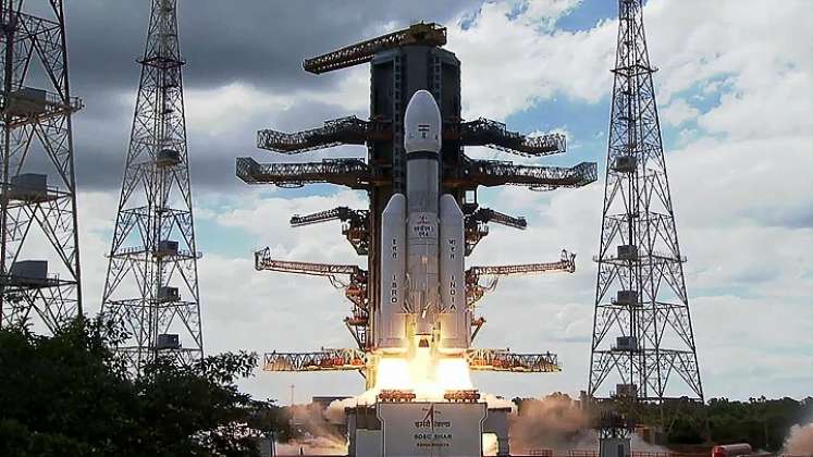 La India-espacio. Foto: AFP