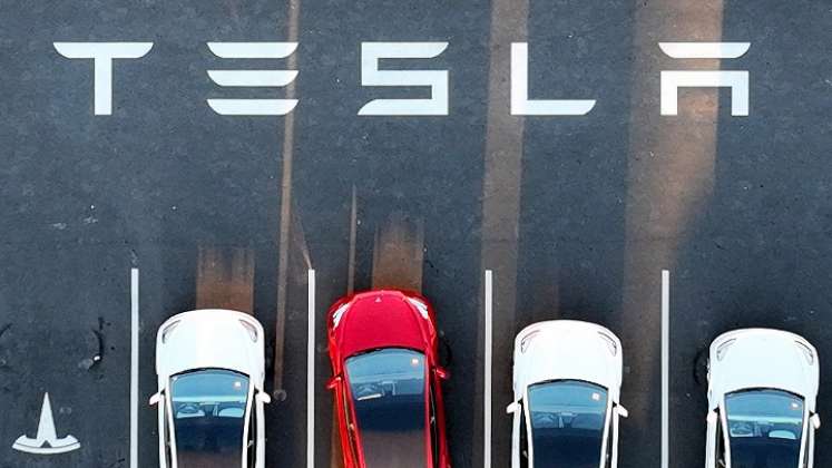 Carros-Tesla. Foto: AFP
