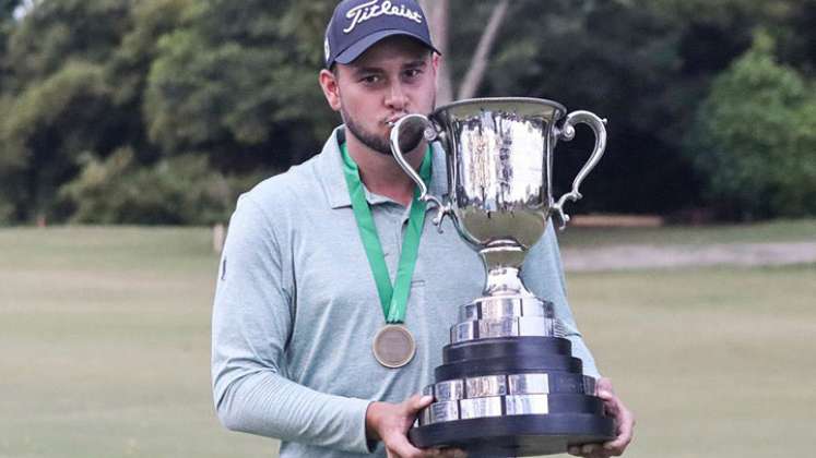 Carlos Ardila, golfista cucuteño. 