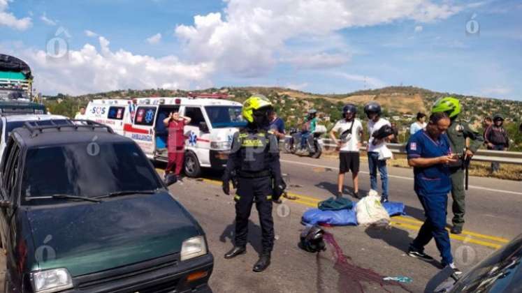 Fatal accidente  en la vía que  conduce a El Zulia