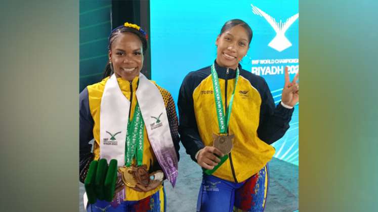 Cuatro medallas para Colombia en el Mundial de levantamiento de pesas