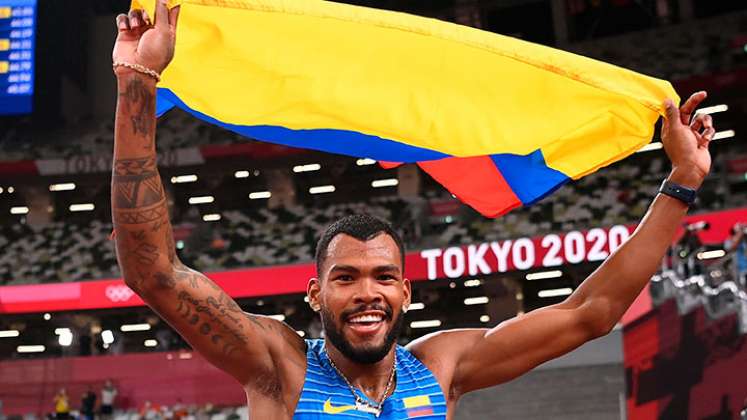 Anthony Zambrano, atleta colombiano. 