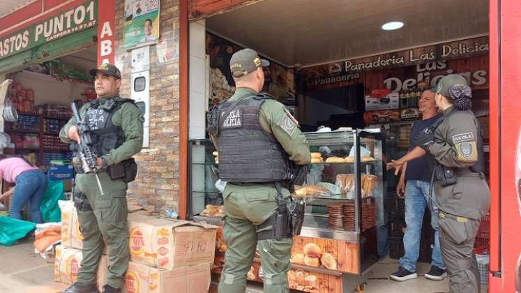 Por mandato expreso del ministro de Defensa la plaza de mercado de Ocaña está blindada para contrarrestar a los delincuentes.