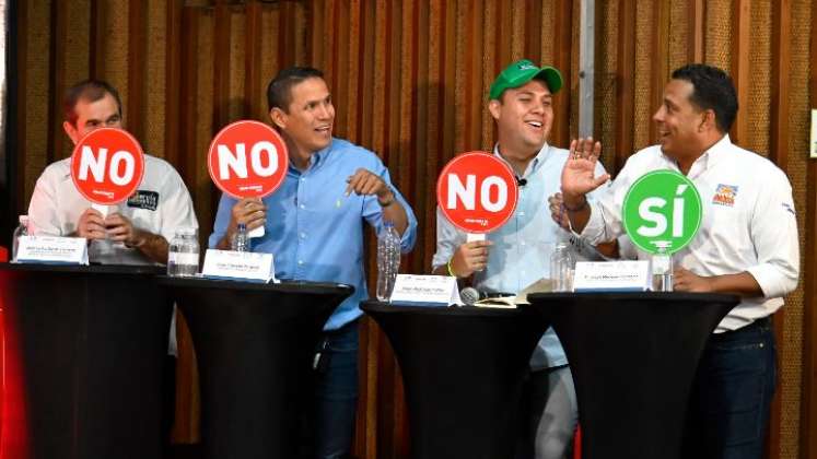 Los candidatos a la Alcaldía de Cúcuta fijaron su posición sobre temas coyunturales para la ciudad./Foto Juan Pablo Cohen-La Opinión