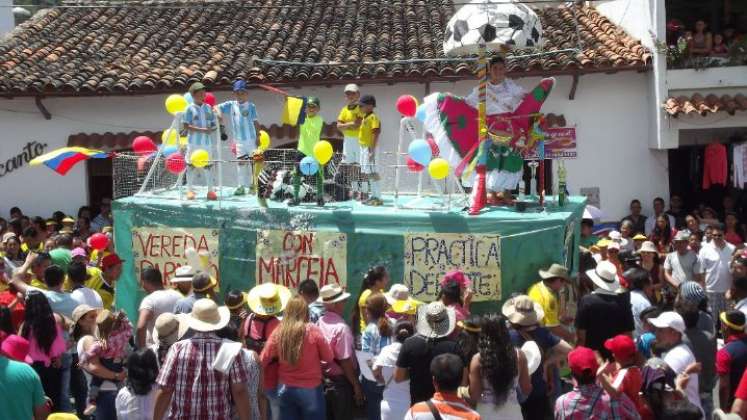 Desfile de carrozas de Chinácota/Foto archivo