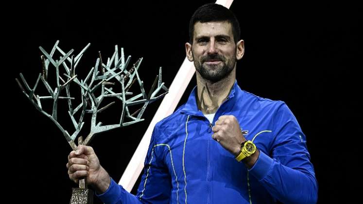Novak Djokovic certificó en París que es el mejor tenista de actualidad a sus 36 años.