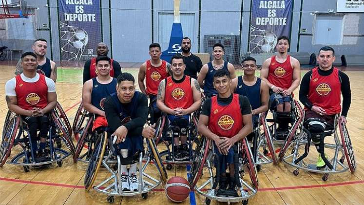 Esta es la selección Colombia de baloncesto masculina de silla de ruedas que participará en los Parapanamericanos 2023.