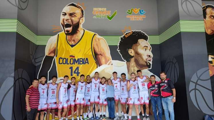 La selección Norte Sub-15 de baloncesto compitió recientemente en Villavicencio.