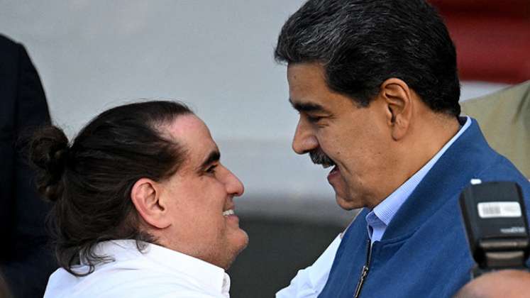 Alex Saab y Nicolás Maduro 