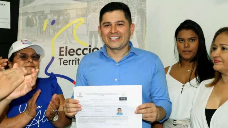Camilo Suárez fue el ganador de las pasadas elecciones en Villa del Rosario./Foto archivo