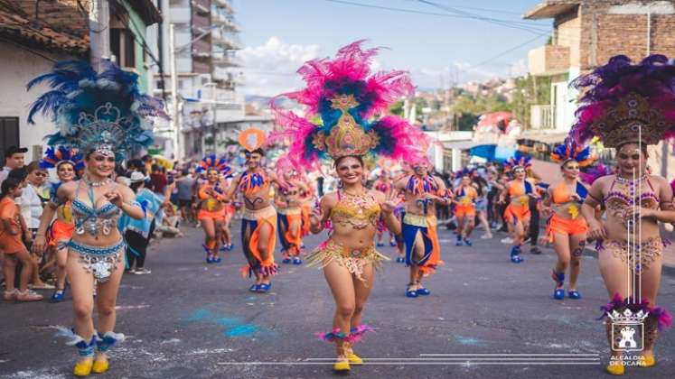 En pleno furor se encuentra las fiestas de carnaval en Ocaña. /Fotos: cortesía