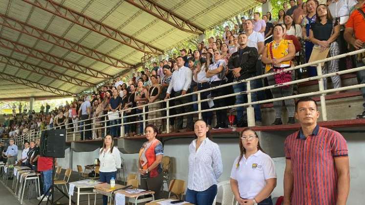 Se posesionaron 788 docentes y directivos en Cúcuta.