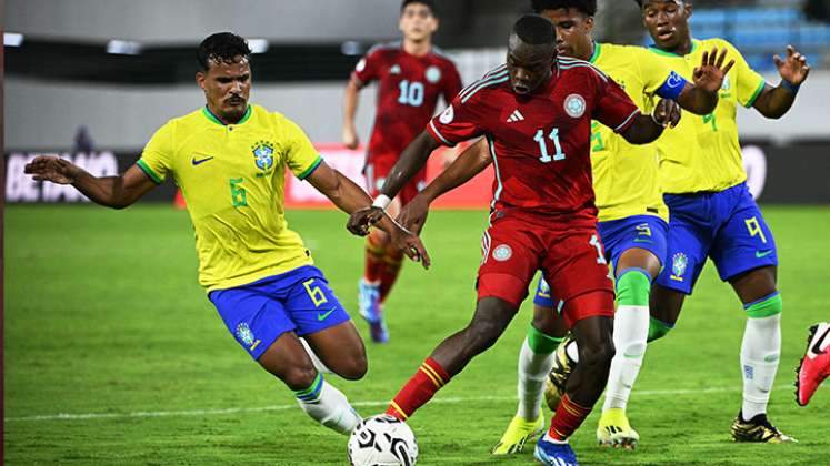 Colombia perdió ante Brasil y quedó sin chances de ir a París 2024