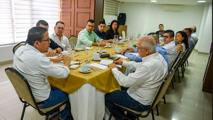 La directiva de Fenalco se reunió con el alcalde de Cúcuta./Foto Cortesía