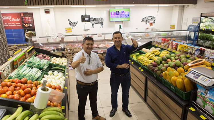 Wilmer y Wilman Tarazona, fundadores de los supermercados y el Grupo Empresarial Betel./ Foto Juan Pablo Cohen-La Opinión