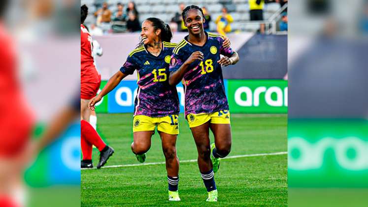 Dos goles de Cata Usme y Linda Caicedo, llevaron a la selección Colombia a clasificar en la Copa Oro femenina