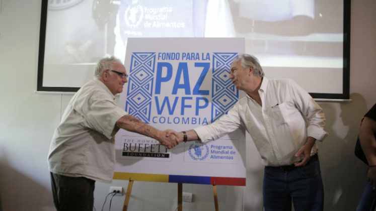 El Fondo WFP para la Paz en Colombia, creado por la Fundación Howard Buffet y el Programa Mundial de Alimentos (WFP) de la Organización de las Naciones Unidas, ONU, lanzado oficialmente en Norte de Santander.