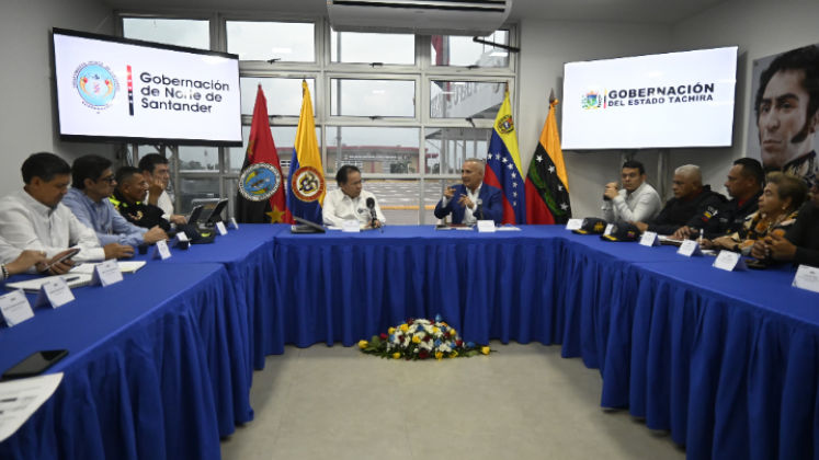 Los gobernadores de Norte de Santander, William Villamizar, y Táchira, Freddy Bernal, diseñaron agenda de cooperación para el desarrollo de la frontera. 