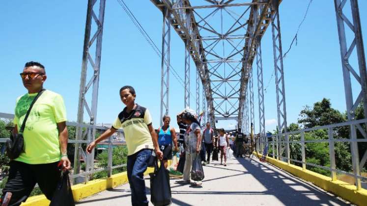 Puente Unión, en Puerto Santander, que une con Boca de Grita, en Venezuela/Foto La Opinión