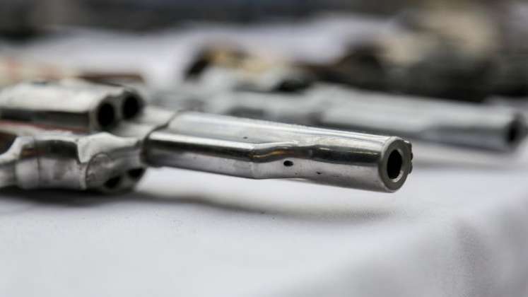 Porte de armas de fuego no está permitido en el país./Foto archivo