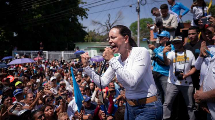 María Corina Machado es la favorita para representar a la oposición venezolana./ Foto: AFP