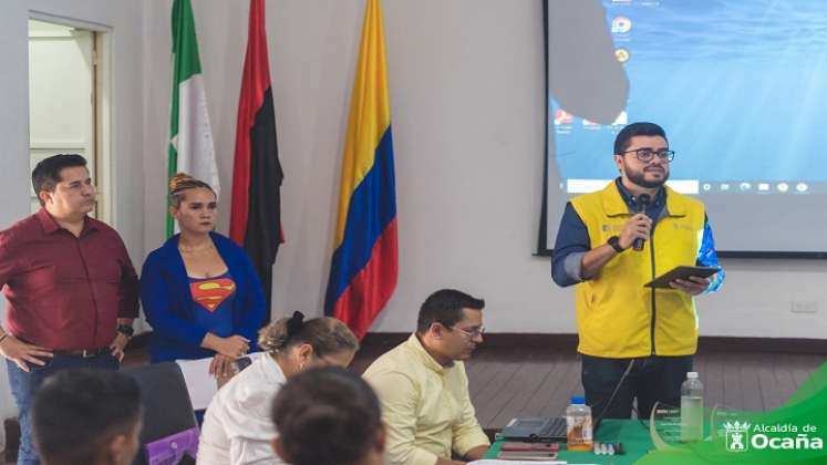 En Ocaña se adelantan charlas para prevenir el fenómeno de las minas antipersonales y munición sin explotar./ Foto: Cortesía