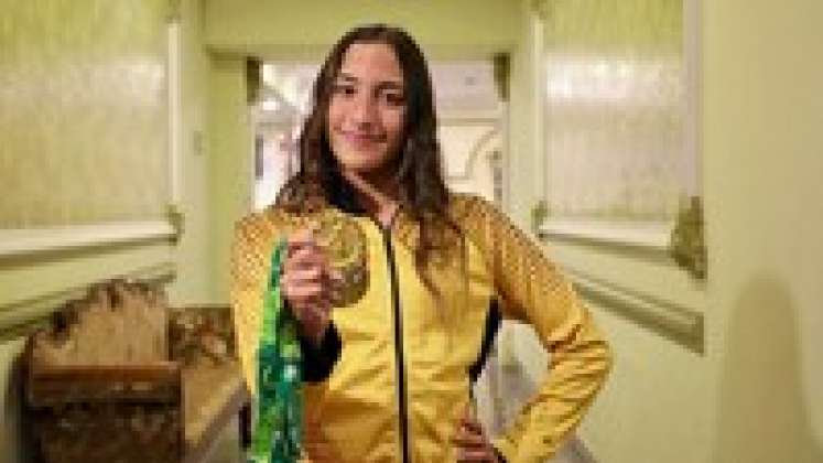 Tiffany Murillo en los Juegos Bolivarianos de la Juventud