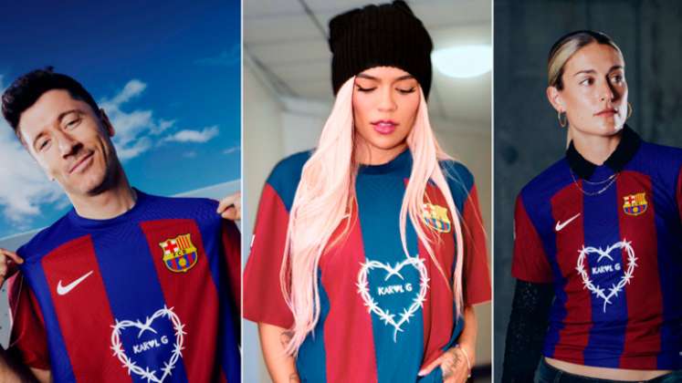 Karol G y la camiseta del Barcelona
